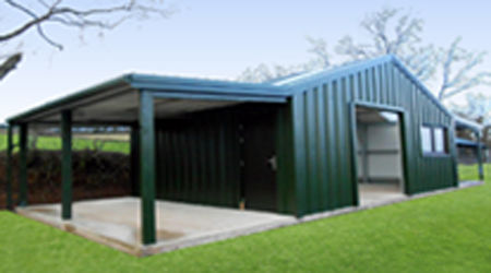 domestic shed single carport